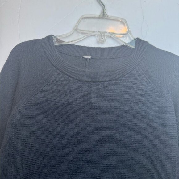 Lululemon Sit In Lotus Merino Wool Sweater Lightweight Knit Crew Top Minimal S - Picture 10 of 16